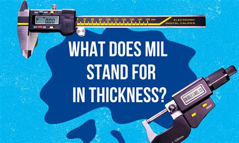 how is mil thickness measured|how thick is 1mil.